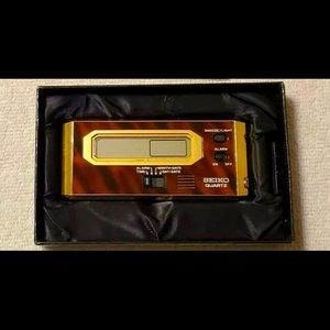 Portable Seiko Quartz pocket alarm clock VINTAGE